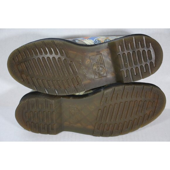 Dr. Martens 1461 Eastern Art Japanese Artist Studded Oxford Mens 9 RARE A1622 - Picture 7 of 8